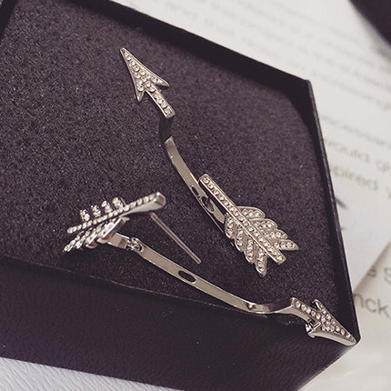 Rhinestones Cupid Arrow Ear Cuff Earring