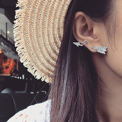 Rhinestones Cupid Arrow Ear Cuff Earring
