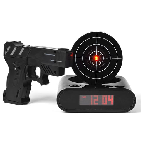 Shoot Lock n' Load Target Alarm Clock