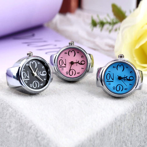 Cute Mini Quartz Finger Ring