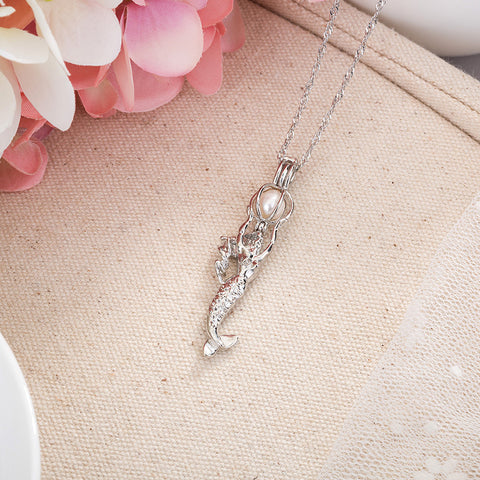 Bohemian Mermaid & Luminous Ball Necklace