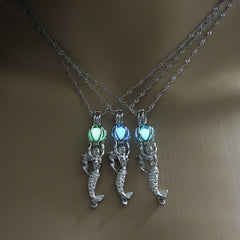 Bohemian Mermaid & Luminous Ball Necklace