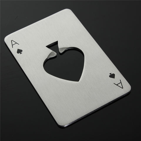 Creative Poker Card Bottle Opener