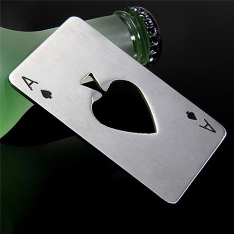 Creative Poker Card Bottle Opener