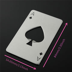 Creative Poker Card Bottle Opener