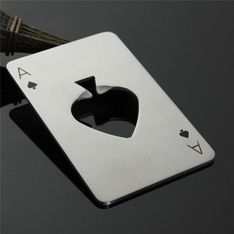 Creative Poker Card Bottle Opener