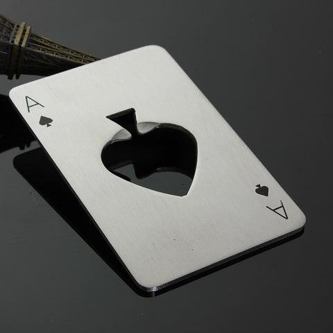 Creative Poker Card Bottle Opener