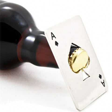 Creative Poker Card Bottle Opener
