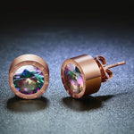 Elegant Multi-Color Zircon Stone Jewelry Set