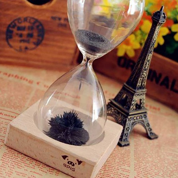 Magnetic Sand Iron Fillings Hourglass