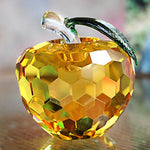 Romantic Rare Gold Apple Crystal Model