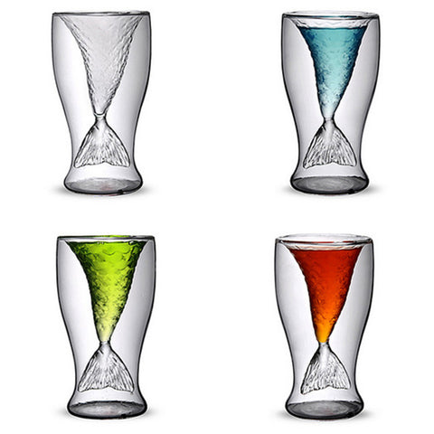 Crystal Mermaid Beverage Glass
