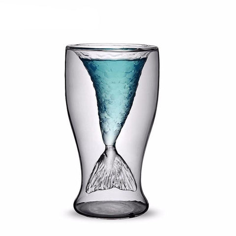 Crystal Mermaid Beverage Glass