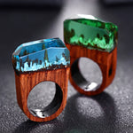 Magical Retro Stones Forest Rings