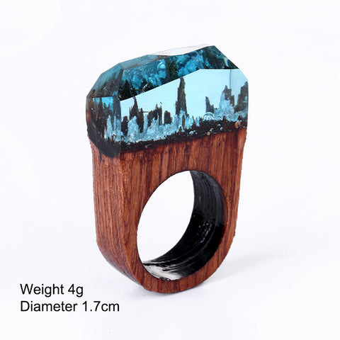 Magical Retro Stones Forest Rings