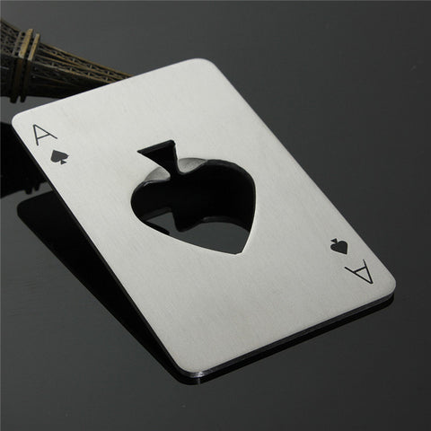 Creative Poker Card Bottle Opener