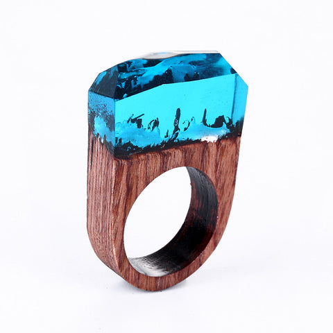 Magical Retro Stones Forest Rings