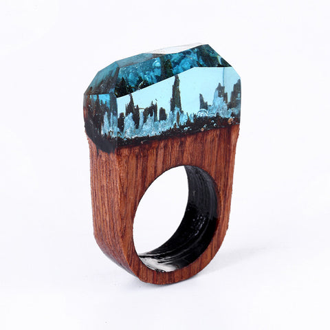 Magical Retro Stones Forest Rings